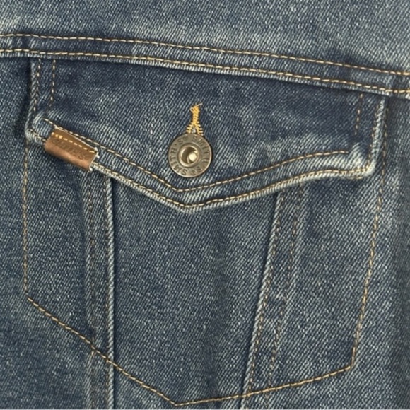 SMITH Workwear Heavyweight Denim Lined Jacket Size 3X — Great for Outdoors!!! - Picture 8 of 10